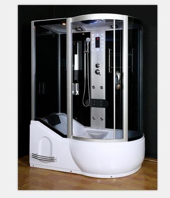 China Multi Function Tub Shower Enclosures , Digital Controller Steam Shower Cabin supplier