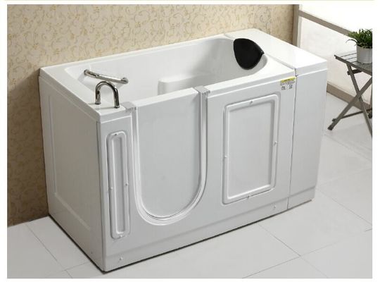 China Acrylic White Walk In Bath And Shower / Jacuzzi Walk In Tub Size 1290*765*1015mm supplier