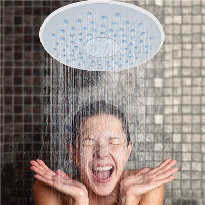 China 19CM Size Overhead Rainfall Shower Head / Raindrop Shower Head With 1/2&quot; Standard Connector supplier