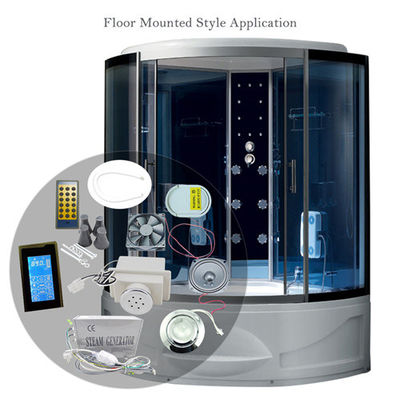 China Multi Functional Steam Bath Equipment With Large LCD Touch Screen / Radio Speaker supplier
