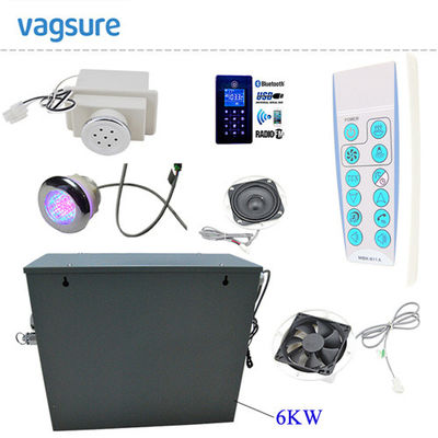 China High Pressure Steam Shower Generator Kit With Mirror Touch Screen Operation supplier