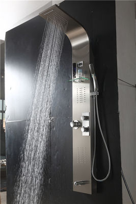 China High Pressure Mixer Switch Wall Mount Shower Panel With Temperature Control supplier