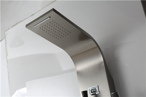 China Easy Install Massage Shower Panel , Digital Display Thermostatic Shower Panel supplier