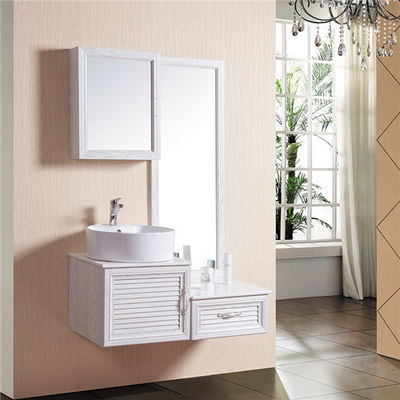 China Practical Stylish Bathroom Sinks And Vanities / Wall Mount Vanity Sink Low Flammability supplier
