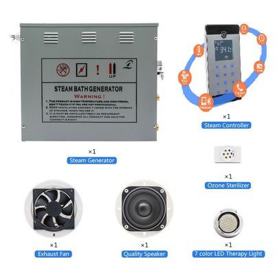 China Smart Control Sauna Steam Generator With Auto Time &amp; Temperature Cut-off System supplier