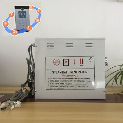 China Innovative White 12kw Steam Generator With Stainless Steel Tank and Water Level Probes supplier