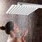 304 Stainless Steel Rain Shower Head 8 / 10 / 12 Inch Size With Chrome Surface Treatment supplier