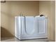Acrylic White Walk In Bath And Shower / Jacuzzi Walk In Tub Size 1290*765*1015mm supplier