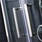 Double Swing / Folding Shower Door Enclosures Polished Aluminum Rectangle Frame supplier