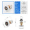 19-27MM Diameter Sliding Glass Shower Door Hardware Rollers Nylon / Brass Material supplier