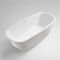 Solid Surface Small Freestanding Soaking Tub Gross Weight 46.5kg Customized Color supplier