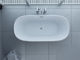 Bowl Shaped Acrylic Massage Bathtub White Glossy Acid / Alkali / Pollution Resistant supplier