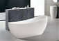 Extended Backrest Acrylic Massage Bathtub / Stand Alone Tubs Easy Installed supplier