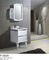 Two Foot Floor Standing Bathroom Sink And Cabinet PVC Material Anti Cracking / Deformation supplier