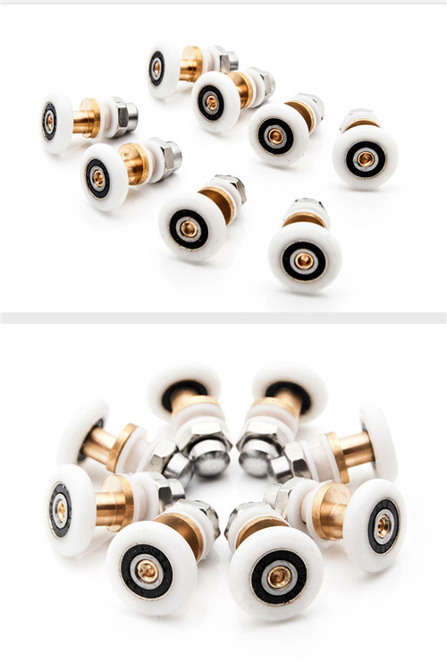 1927MM Diameter Sliding Glass Shower Door Hardware Rollers Nylon