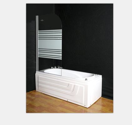 China Glass Screen Shower Door Enclosures 140*120 / 180*80cm Size For Bath Tub supplier