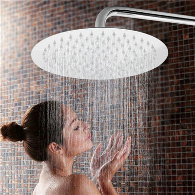 China Multiple Size Overhead Rainfall Shower Head High Temperature Resistance supplier