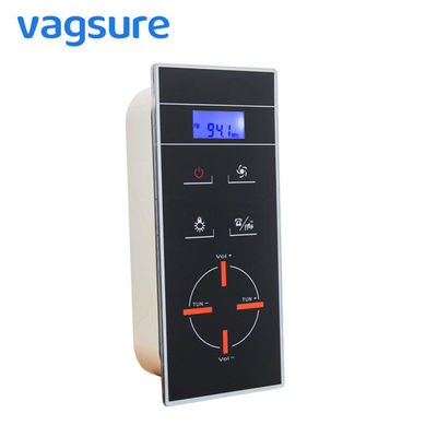 China Elegant Clear Steam Bath Equipment Electronic Control Panel Anti Bacterial Easy Clean supplier