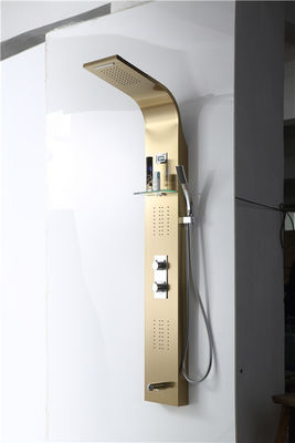 China 5 Modes Controlled Shower Tower Panel , Bathroom Valore Shower Panel Anti Finger Print supplier