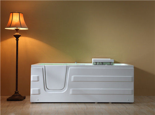 China Adjustable Lift Seat Walk In Bath And Shower With Underwater Lights CUPC Certified supplier