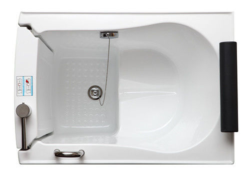 China 40 Inch Length Walk In Tub Shower Combo , Safety Anti Slip Small Walk In Tub supplier