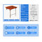 Floor Mounted Fold Up Shower Bench , Anti Rust Bathroom Foldable Shower Seat supplier