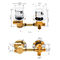 Distance 12.5CM Bathroom Fixtures And Fittings / 38 Degree Thermostatic Shower Mixer Valve supplier