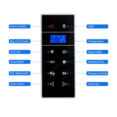 White / Black Mini Sauna Steam Machine , Steam Generator Kit For Steam Room supplier