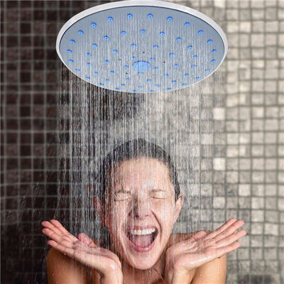 Ceiling / Wall Mounted Rain Shower Head , 6 Inch Round Rain Shower Head Easy Clean supplier