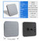 Big Size Square High Pressure Rainfall Shower Head ABS / Softer Silicon Rubber Material supplier