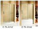 Tempered Glass Shower Door Enclosures With Top Roller One Side Sliding Door supplier