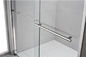 Two Panel Sliding Glass Shower Doors Glass Thickness 6mm With PVC Waterproof Strip supplier