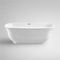 Bowl Shaped Acrylic Massage Bathtub White Glossy Acid / Alkali / Pollution Resistant supplier