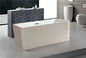 Indoor Seamless Rectangular Freestanding Bathtub Scratches / Stains Resistant supplier