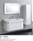 LED Mirror Wall Hung Bathroom Vanity , White Bathroom Vanity With Side Cabinet supplier