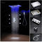 LED Lighting Bathroom Shower Heads And Faucets With Thermostatic Mixer Massage Jets supplier
