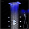 LED Lighting Bathroom Shower Heads And Faucets With Thermostatic Mixer Massage Jets supplier