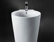 Non Porous Bathroom Sinks And Vanities / Contemporary Pedestal Sink Anti Leak supplier