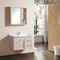 Aluminum Alloy Bathroom Sinks And Vanities With Mirror Cabinet / Two Drawers supplier