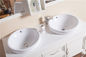Moisture Proof Bathroom Sinks And Vanities / Double Sink Vanity Corrosion Resistance supplier